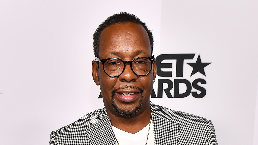 Bobby Brown poses on the red carpet