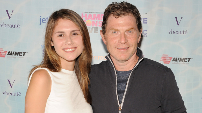 Sophie and Bobby Flay attending a red carpet event