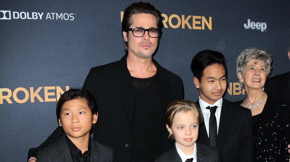 Brad Pitt and his kids