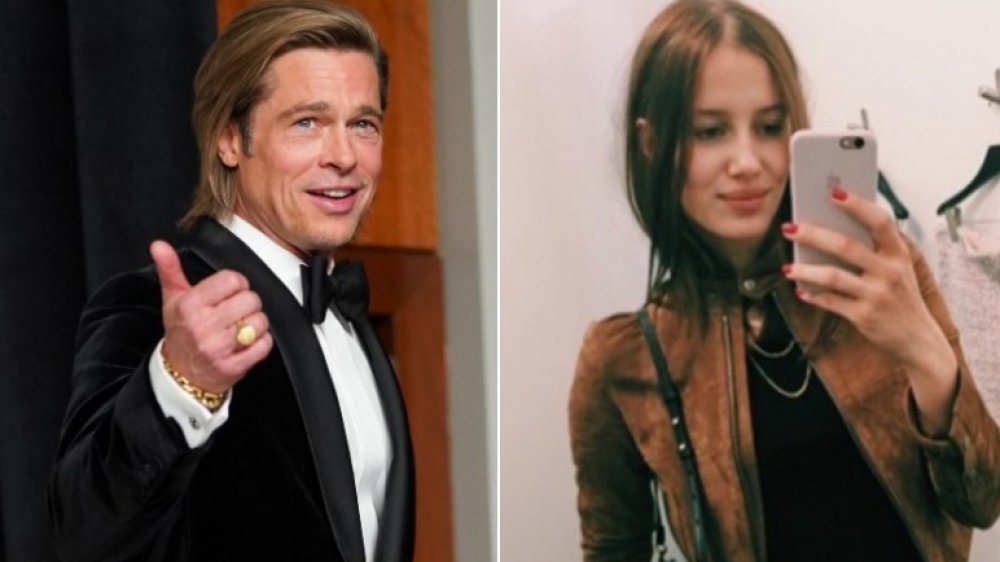 Brad Pitt and his girlfriend Nicole Poturalski