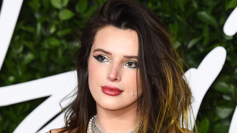 Bella Thorne arrives at The Fashion Awards 2019