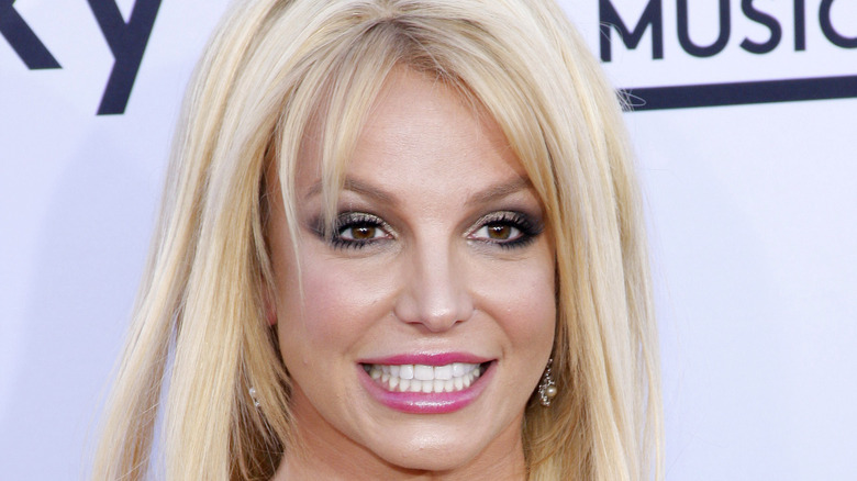 Britney Spears smiling