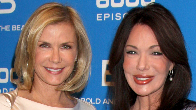 Katherine Kelly Lang Hunter Tylo smiling