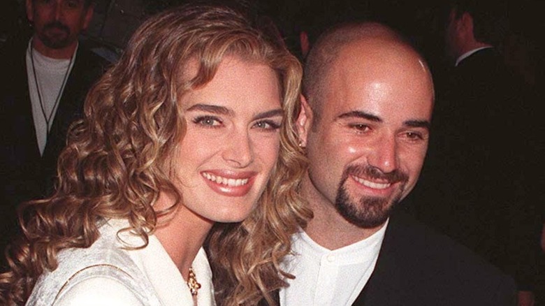 Brooke Shields and Andre Agassi