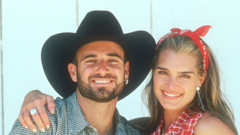 Andre Agassi and Brooke Shields