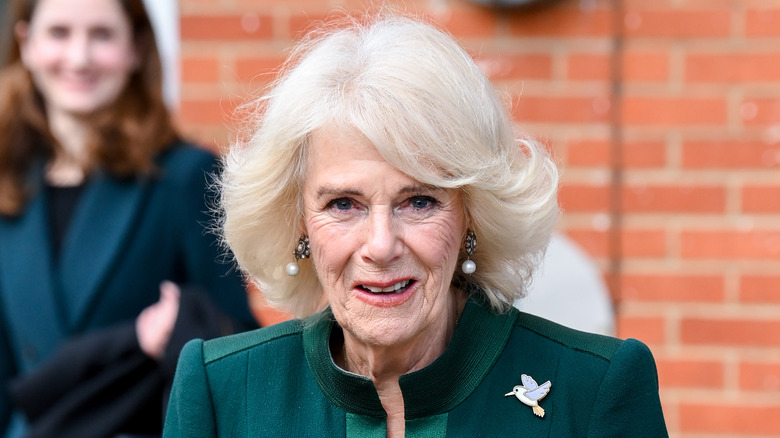 Camilla Parker Bowles smiling