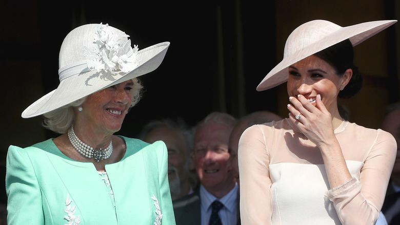 Camilla Parker Bowles and Meghan Markle