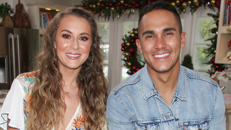 Alexa and Carlos PenaVega smiling