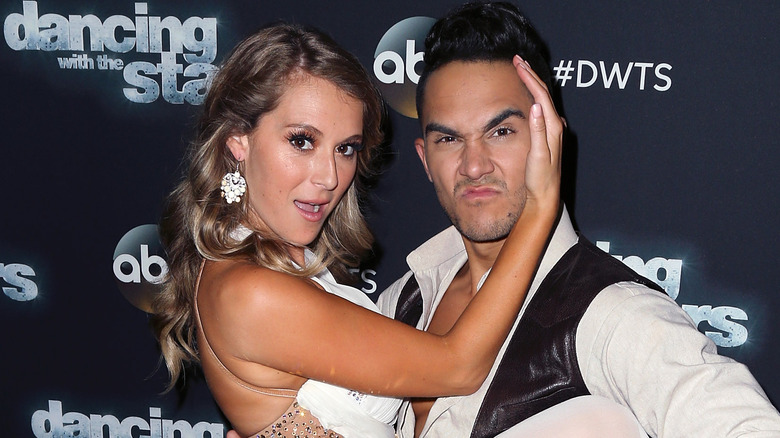 Alexa and Carlos PenaVega posing 