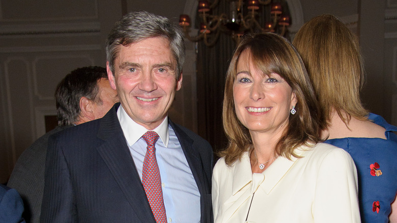 Michael and Carole Middleton smiling