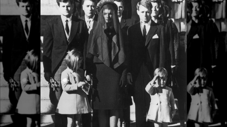 Caroline Kennedy at funeral