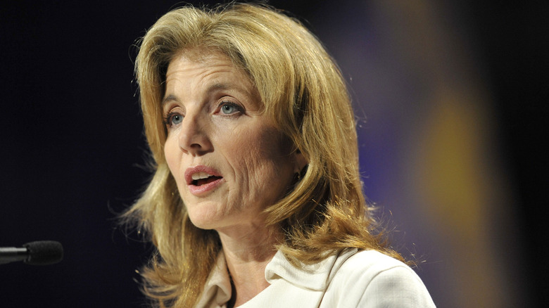 Caroline Kennedy delivering a speech