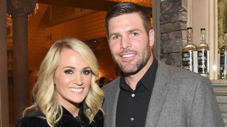 Carrie Underwood, Mike Fisher at an event