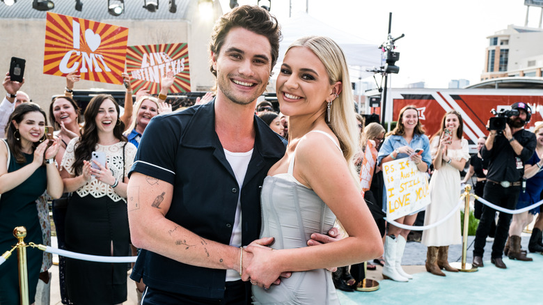 Chase Stokes, Kelsea Ballerini on red carpet 