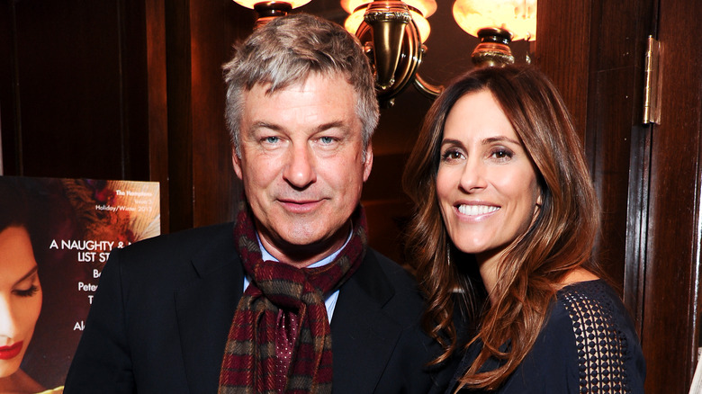 Alec Baldwin and Cristina Greeven Cuomo posing together