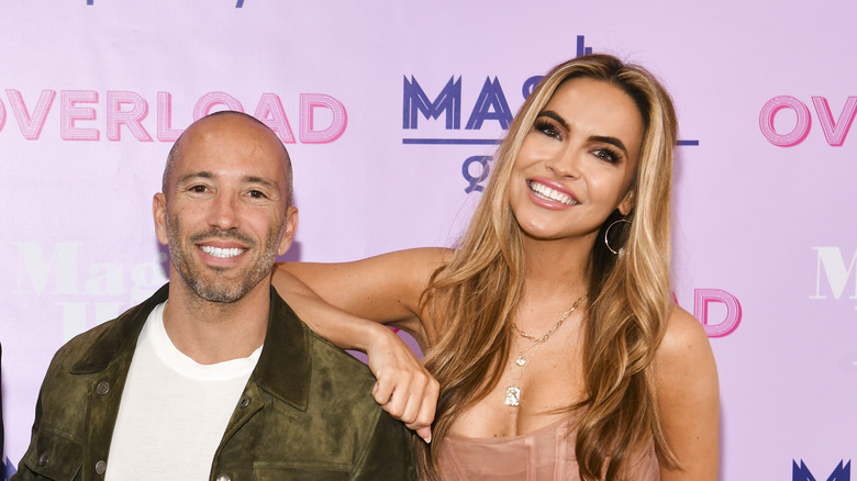 Chrishell Stause and Jason Oppenheim at Overload