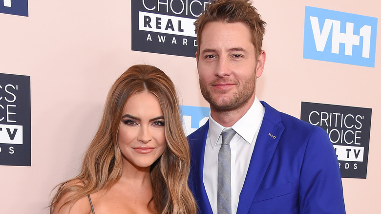 Chrishell Stause and Justin Hartley at Critics' Choice Awards