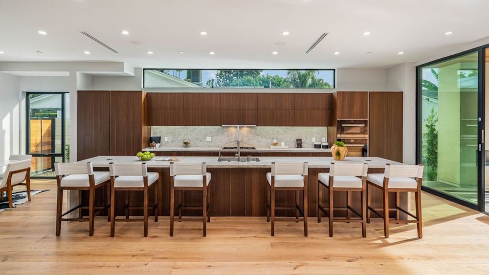 The kitchen in John Legend and Chrissy Teigen's West Hollywood home