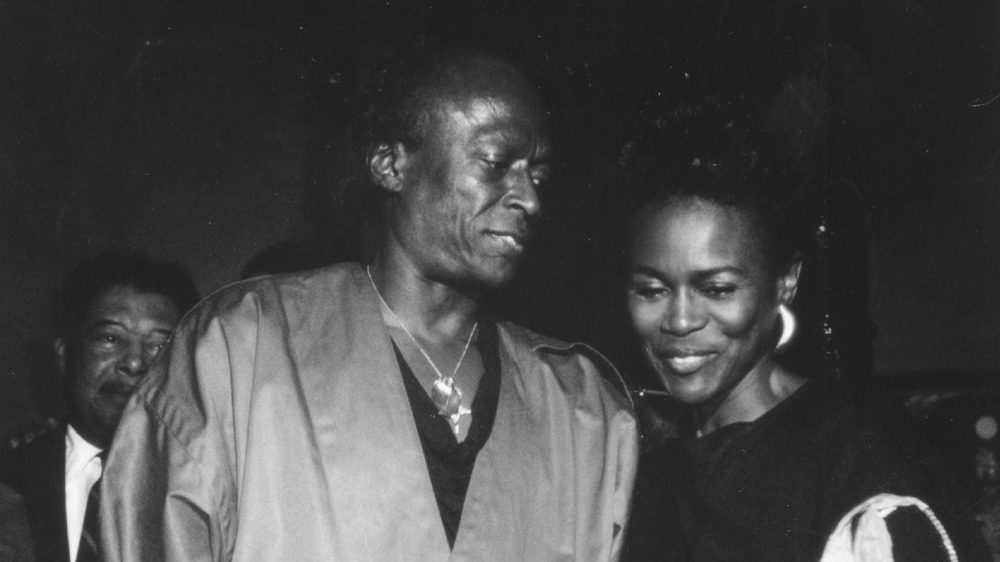 Miles Davis and Cicely Tyson smiling