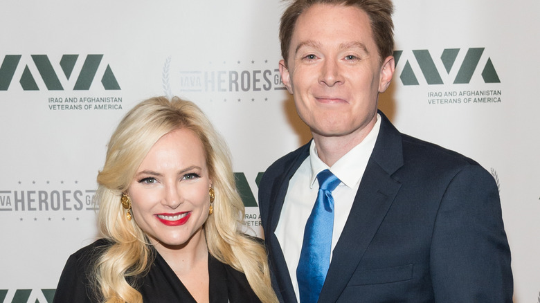 Clay Aiken and Meghan McCain pose together