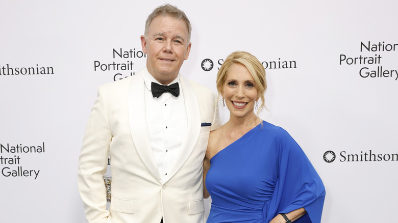 Spencer Garrett and Dana Bash at the 2022 Portrait of a Nation Gala