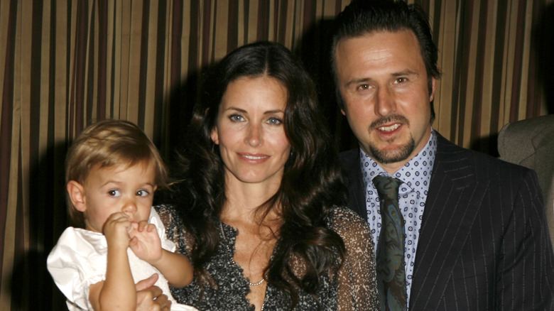 Courteney Cox and David Arquette with daughter Coco