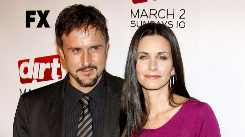 Courteney Cox and David Arquette on the red carpet.