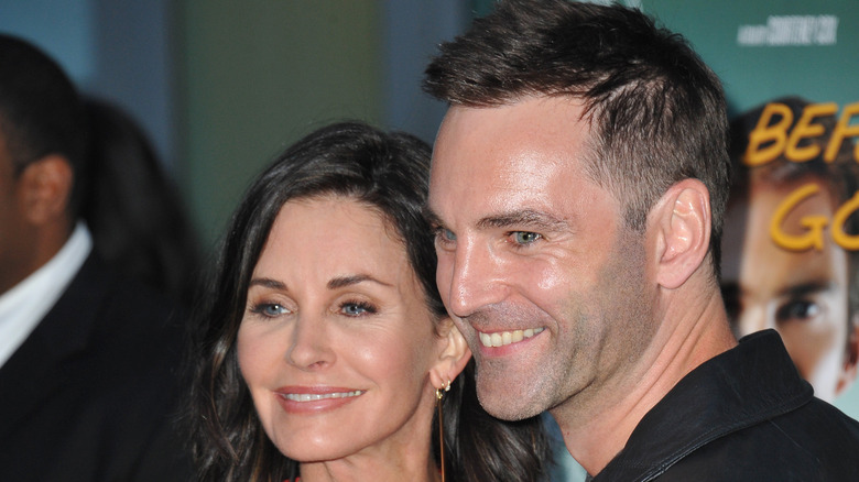 Courteney Cox and Johnny McDaid at event