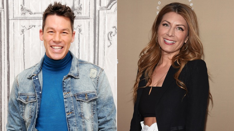 David Bromstad and Genevieve Gorder grinning