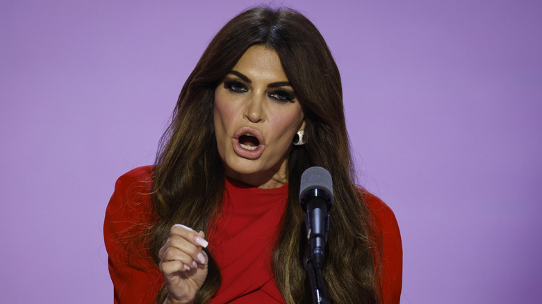 Kimberly Guilfoyle giving a speech