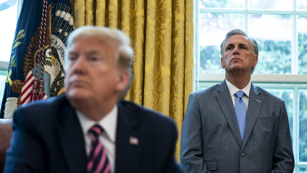 Donald Trump and Kevin McCarthy White House