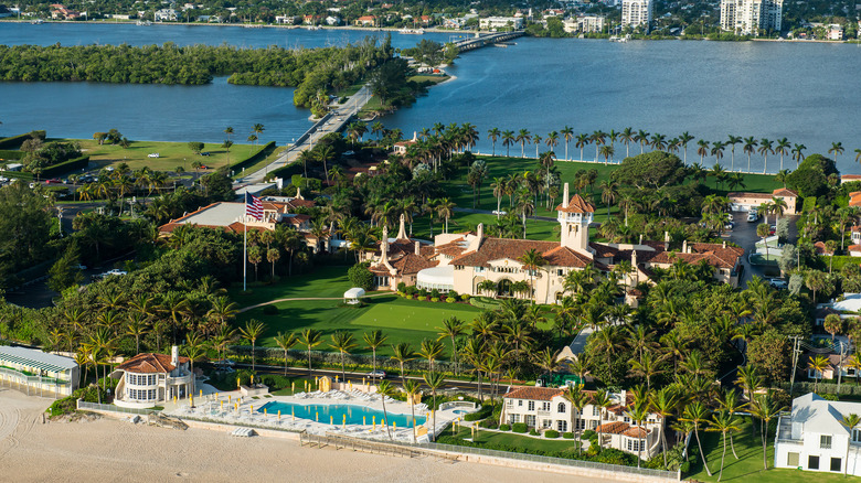 Aerial view of Mar-a-Lago