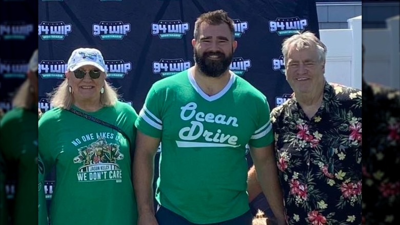 Donna and Ed Kelce with Jason Kelce