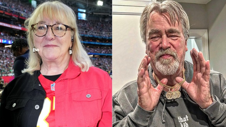 Split image of Donna and Ed Kelce