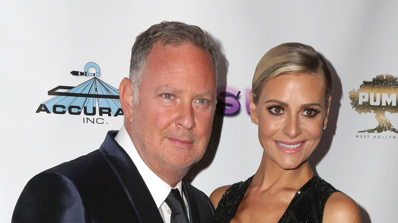 Dorit and Paul Kemsley pose on the red carpet together