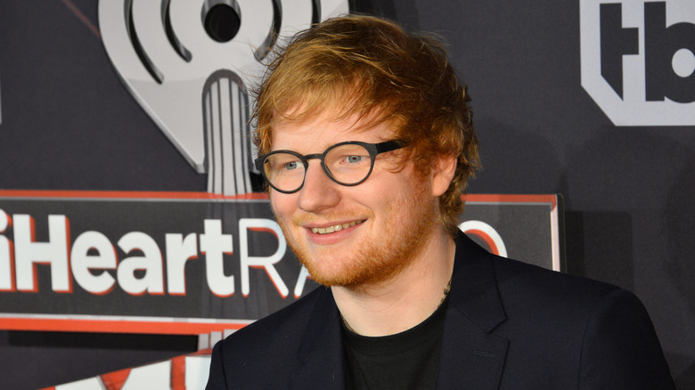 Ed Sheeran smiling