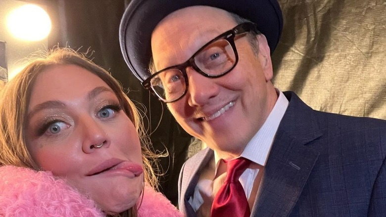 Elle King takes a selfie with her father Rob Schneider