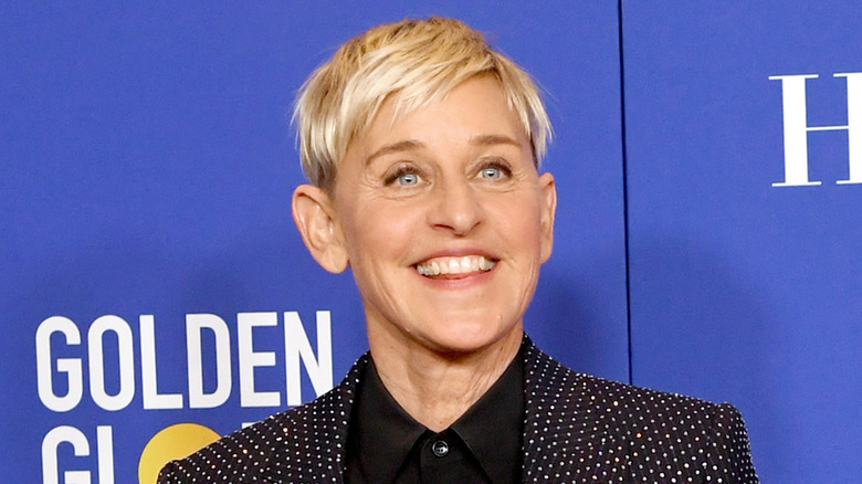 Ellen DeGeneres posing  