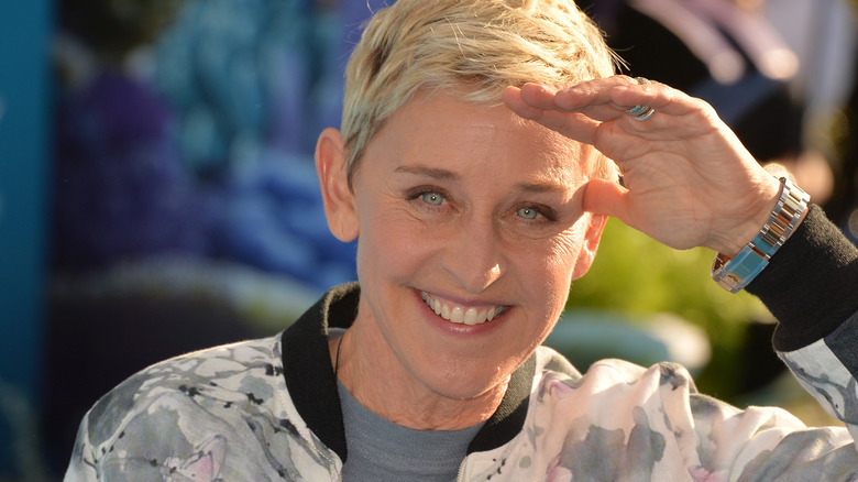 Ellen DeGeneres posing  