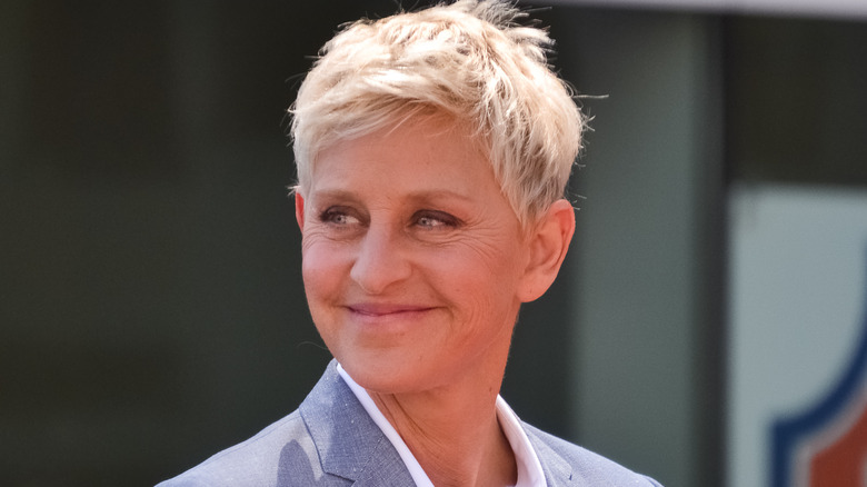 Ellen DeGeneres posing  