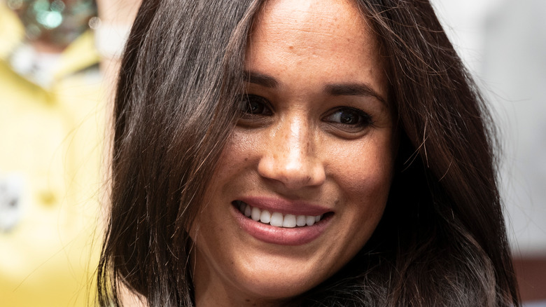 Meghan Markle smiling