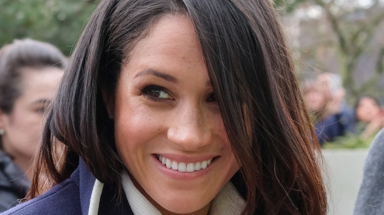 Meghan Markle smiling