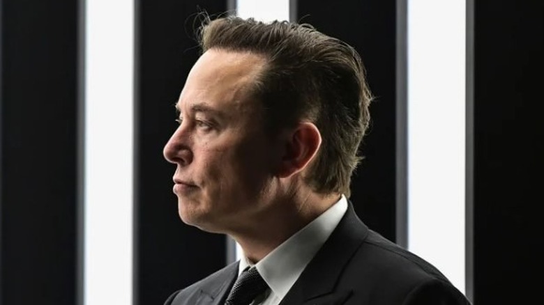 Elon Musk looking off to the side