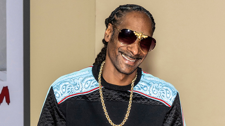 Snoop Dogg smiling