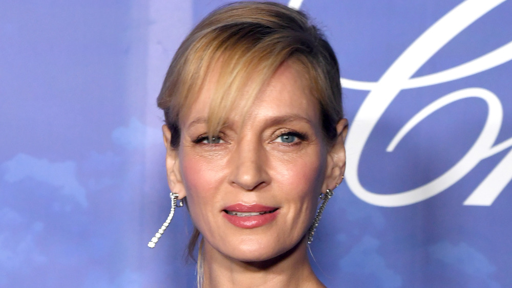 Uma Thurman on the red carpet