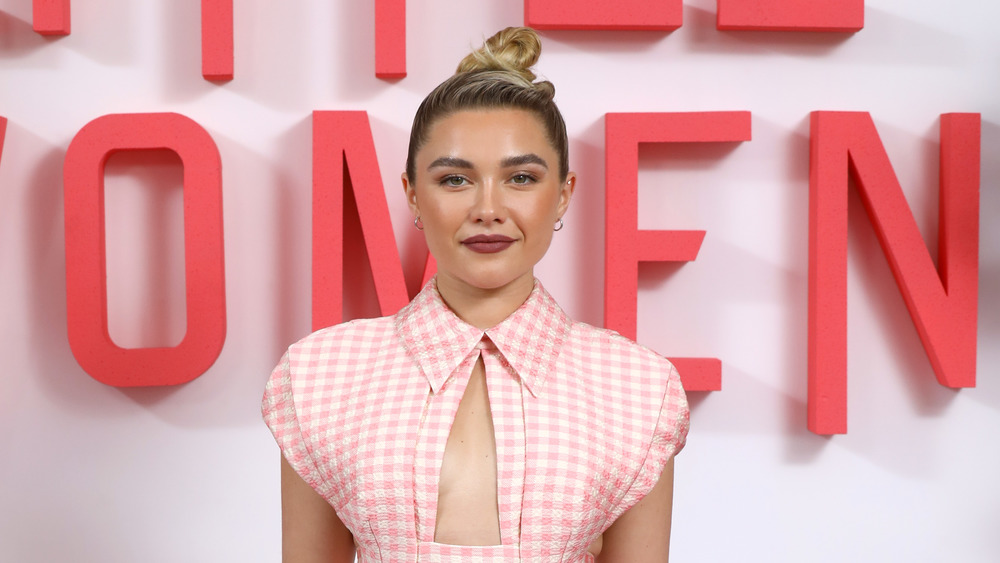 Florence Pugh doing press for Little Women