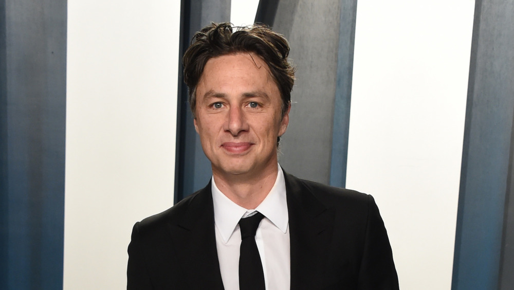 Zach Braff attending the 2020 Vanity Fair Oscar's Party