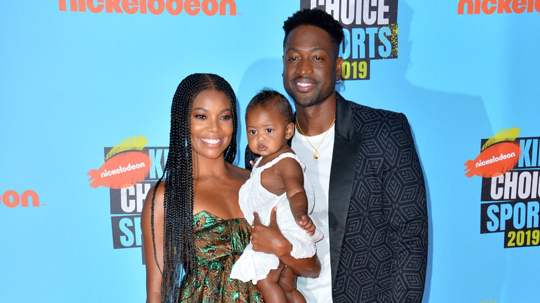 Gabrielle Union, Dwyane Wade and daughter