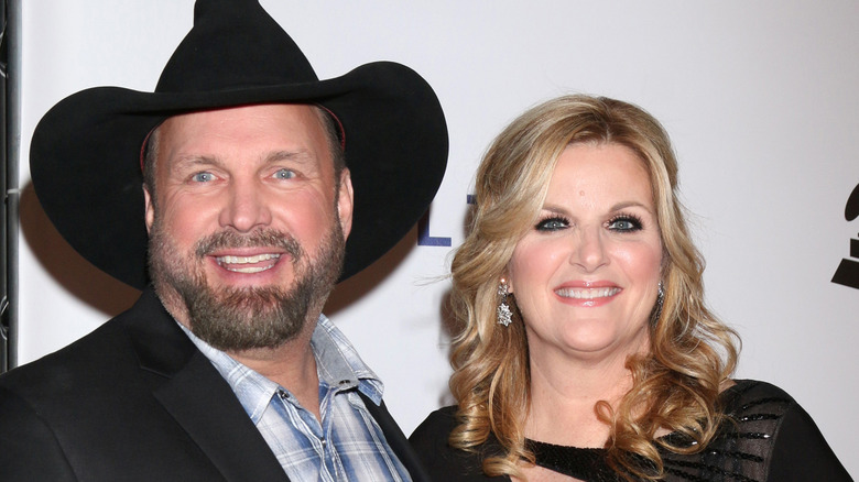 Garth Brooks with his wife Trisha Yearwood