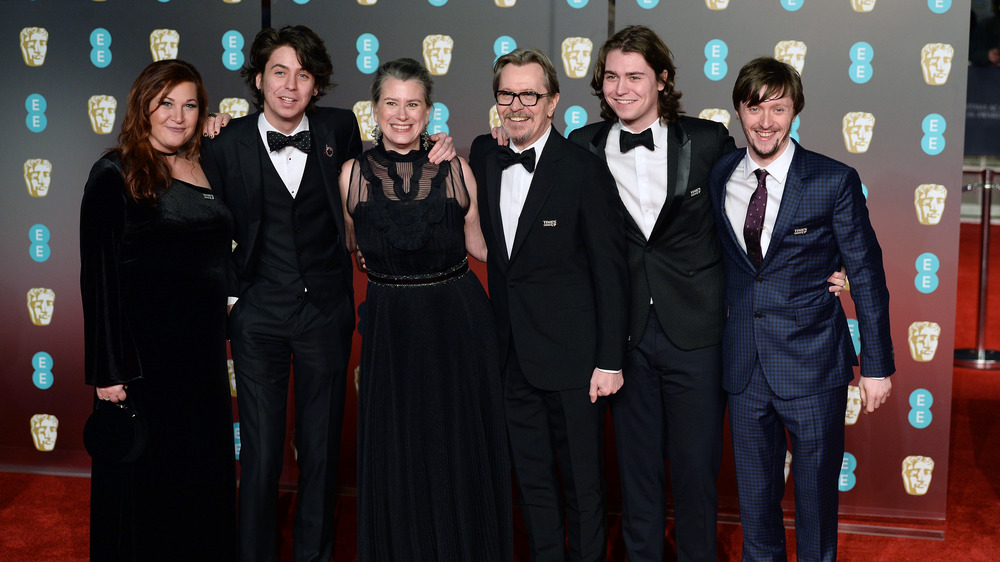 Gary Oldman and family